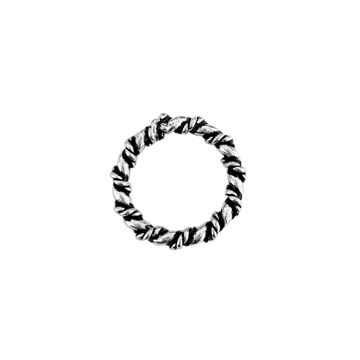 RSF-125-15MM Silver Overlay Ring Findings Beads Bali Designs Inc 