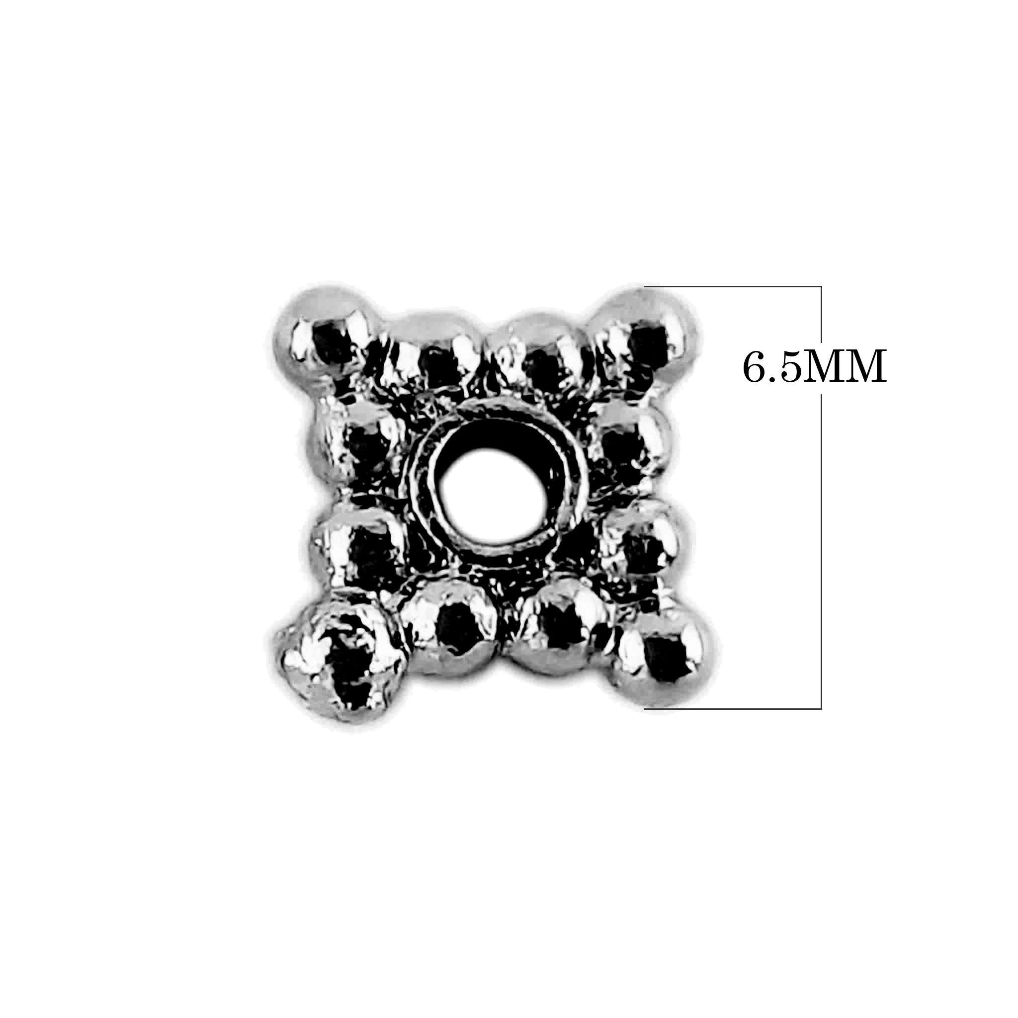 SBR-105 Black Rhodium Overlay Spacers Beads Bali Designs Inc 