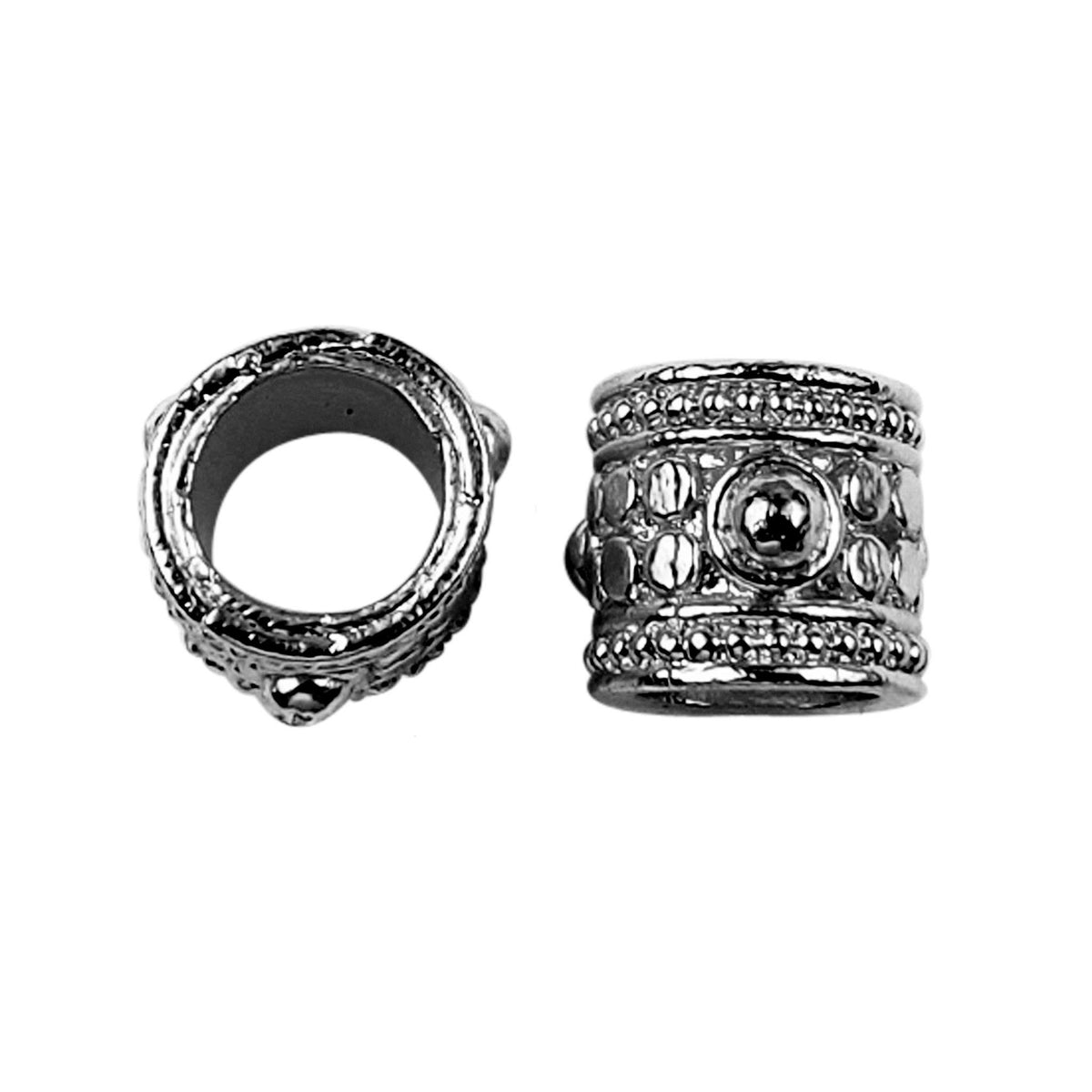 SBR-325 Black Rhodium Overlay Spacers Beads Bali Designs Inc 