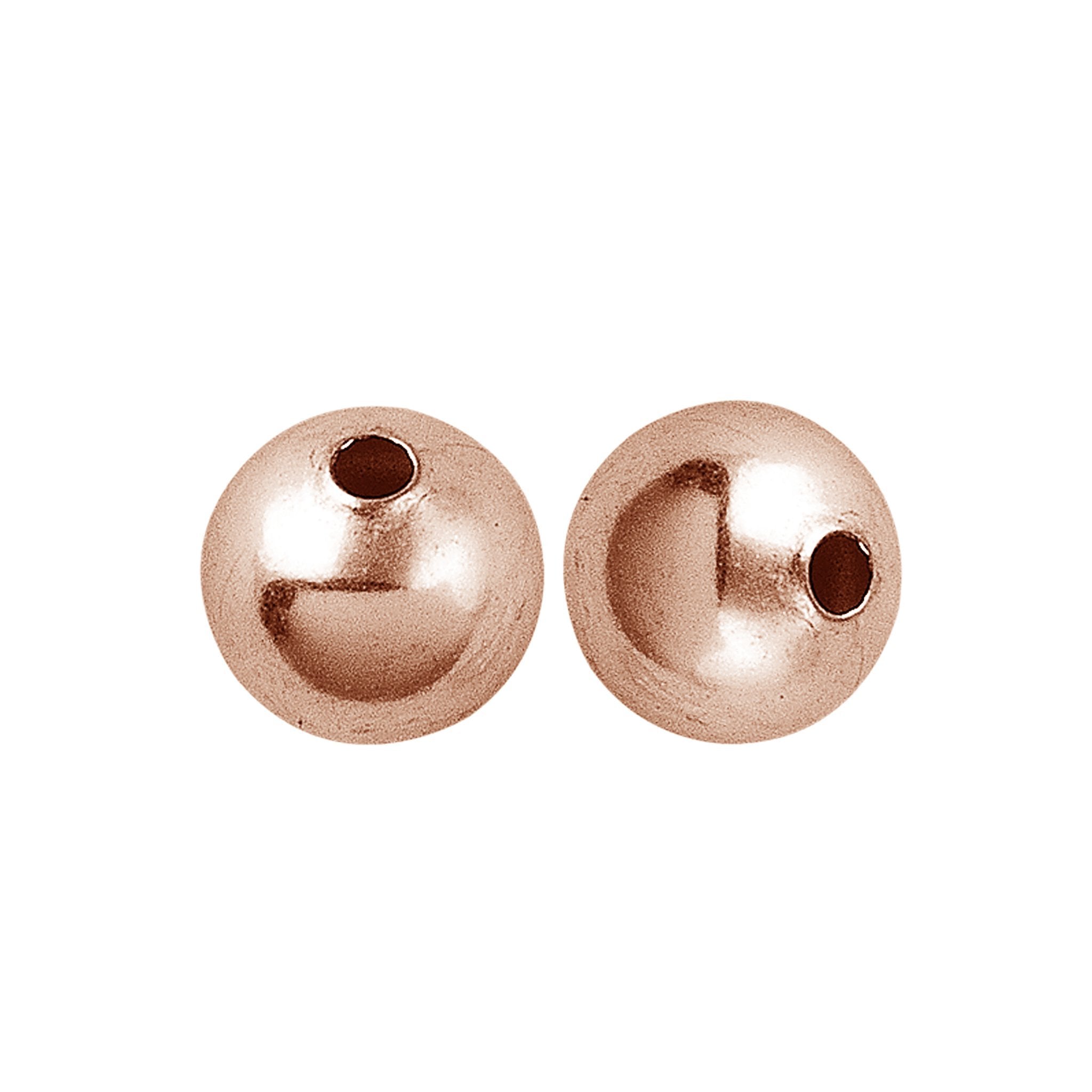 SBRG-100-8MM Rose Gold Overlay Seamless Bead Beads Bali Designs Inc 