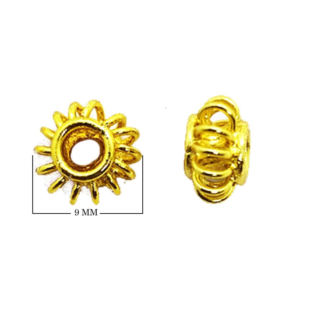 SG-150 18K Gold Overlay Spacers Beads Bali Designs Inc 