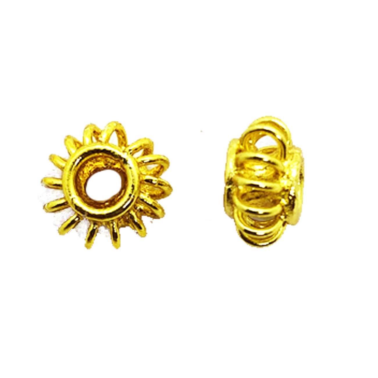 SG-150 18K Gold Overlay Spacers Beads Bali Designs Inc 