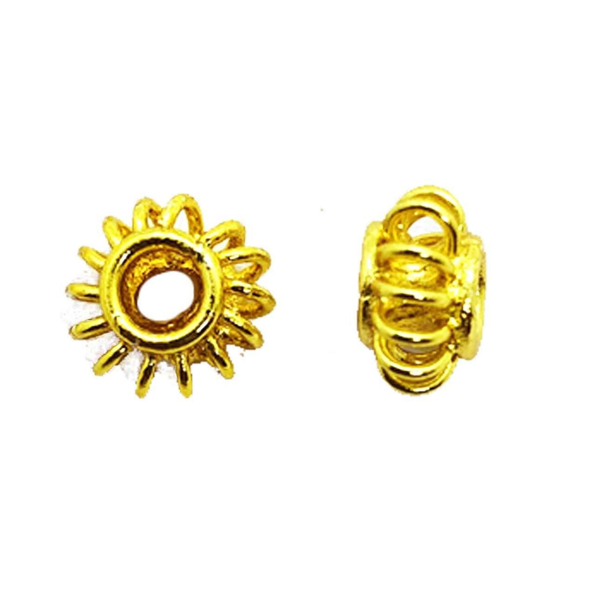 SG-150 18K Gold Overlay Spacers Beads Bali Designs Inc 