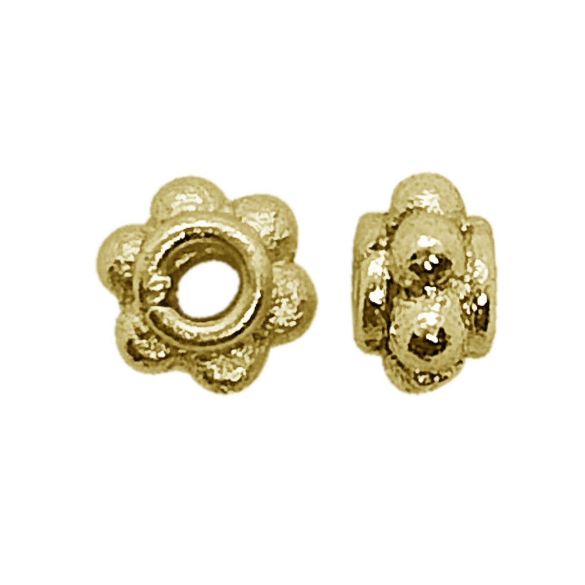 18K Gold Overlay Spacers Beads Bali Designs Inc 