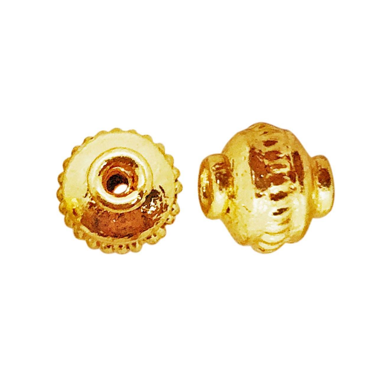 SG-161 18K Gold Overlay Spacers Beads Bali Designs Inc 