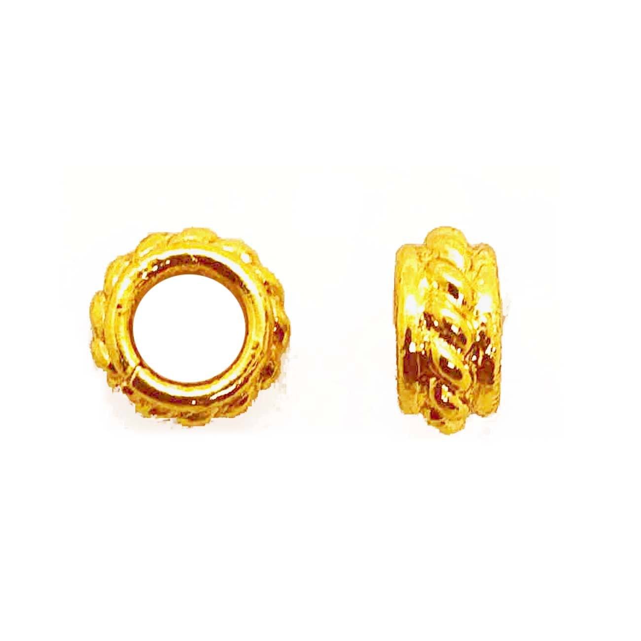 SG-170 18K Gold Overlay Spacers Beads Bali Designs Inc 