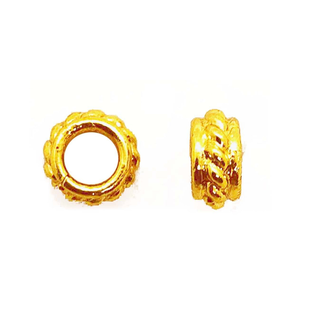 SG-170 18K Gold Overlay Spacers Beads Bali Designs Inc 