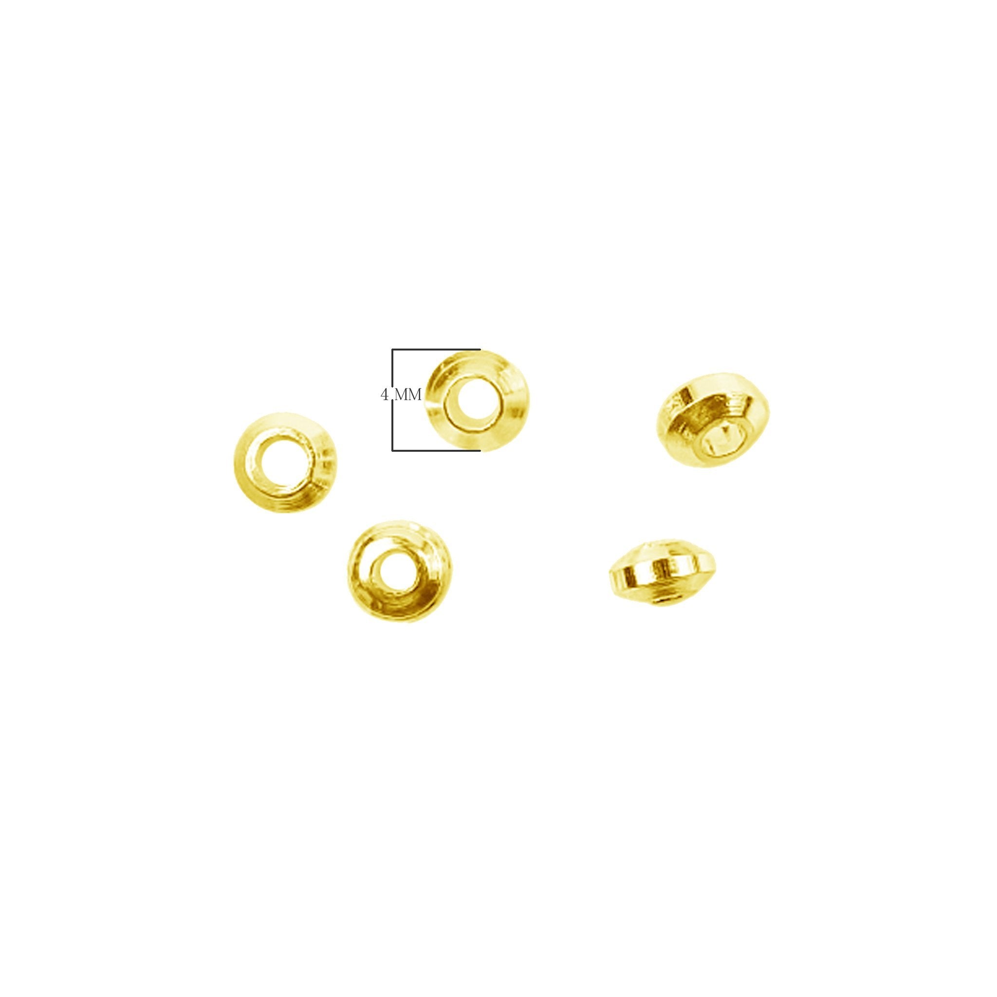 SG-333 18K Gold Overlay Spacers Beads Bali Designs Inc 