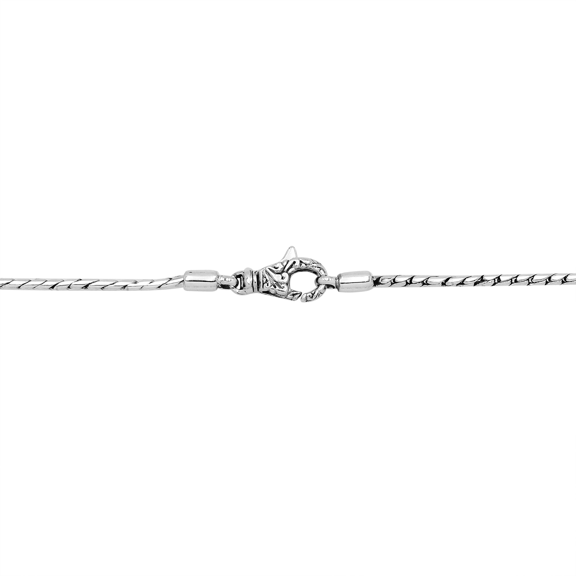 SN-0127-S-2MM-LB-16" Sterling Silver Chain With Lobster Jewelry Bali Designs Inc 