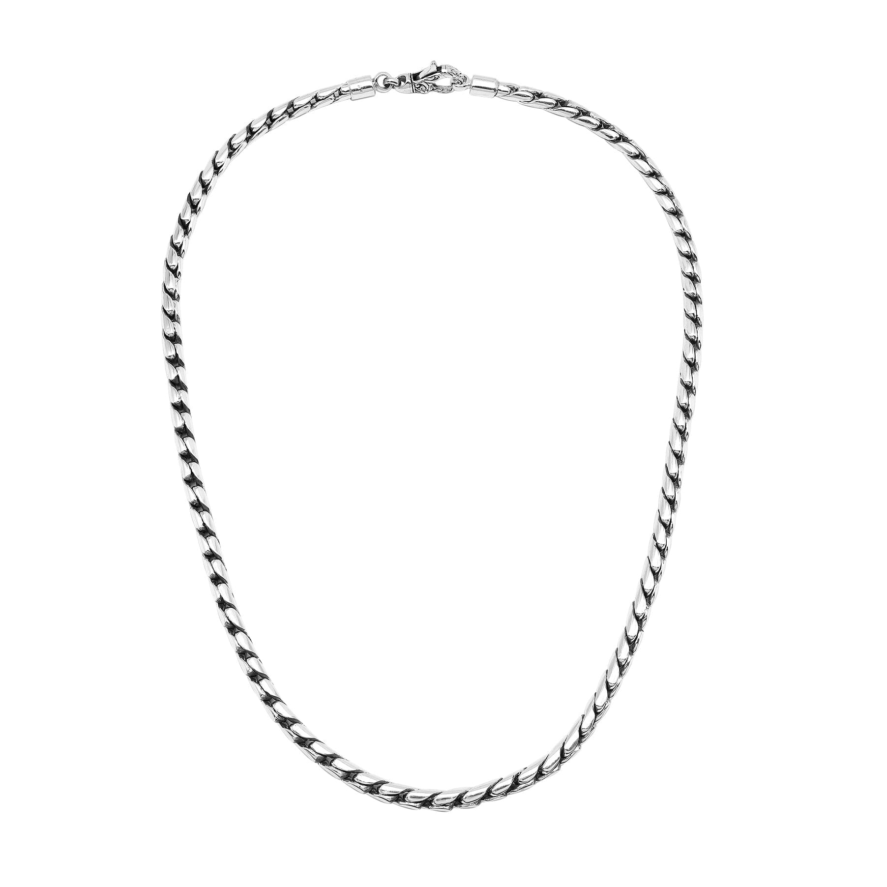 SN-0127-S-5MM Bali Hand Crafted Sterling Silver Chain With Lobster Jewelry Bali Designs Inc 