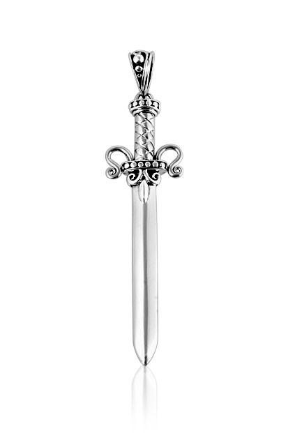 SP-5697-S Sterling Silver Pendant Jewelry Bali Designs Inc 