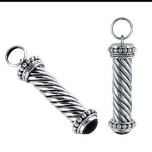 SP-5699-OX Sterling Silver Pendant With Onyx Jewelry Bali Designs Inc 
