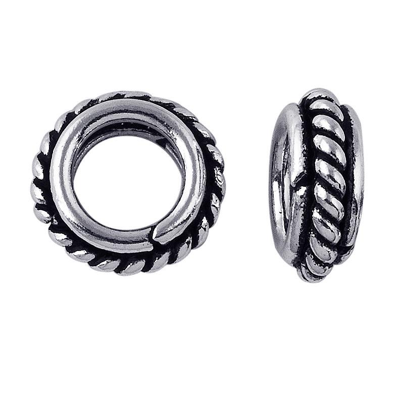 SSF-121 Silver Overlay Spacers Beads Bali Designs Inc 