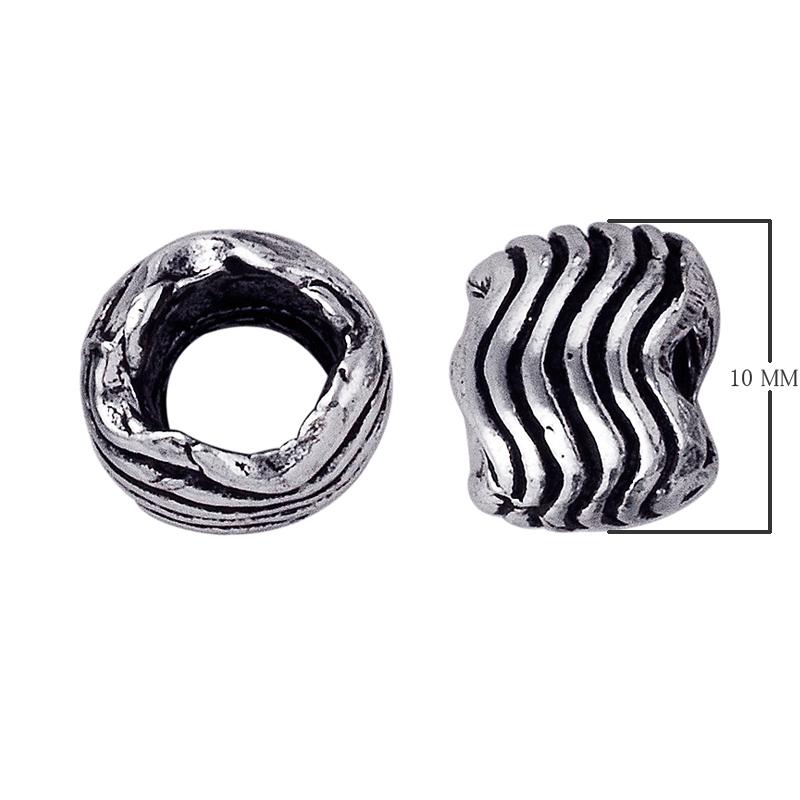 SSF-133 Silver Overlay Spacers Beads Bali Designs Inc 