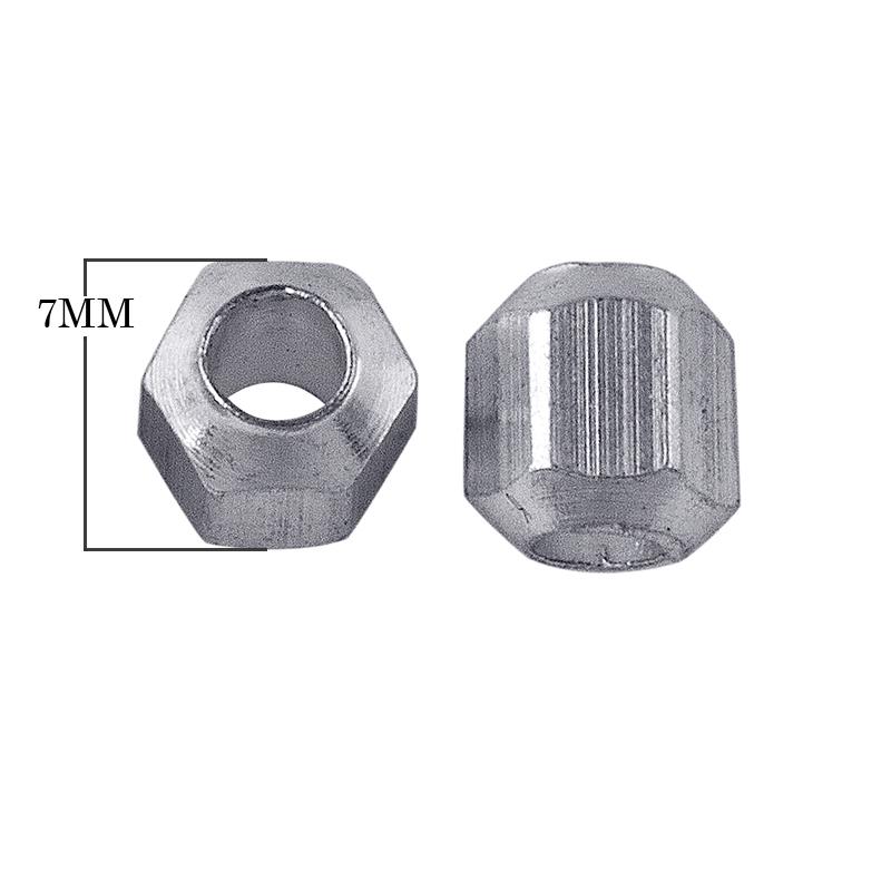 SSF-175 Silver Overlay Spacers Beads Bali Designs Inc 