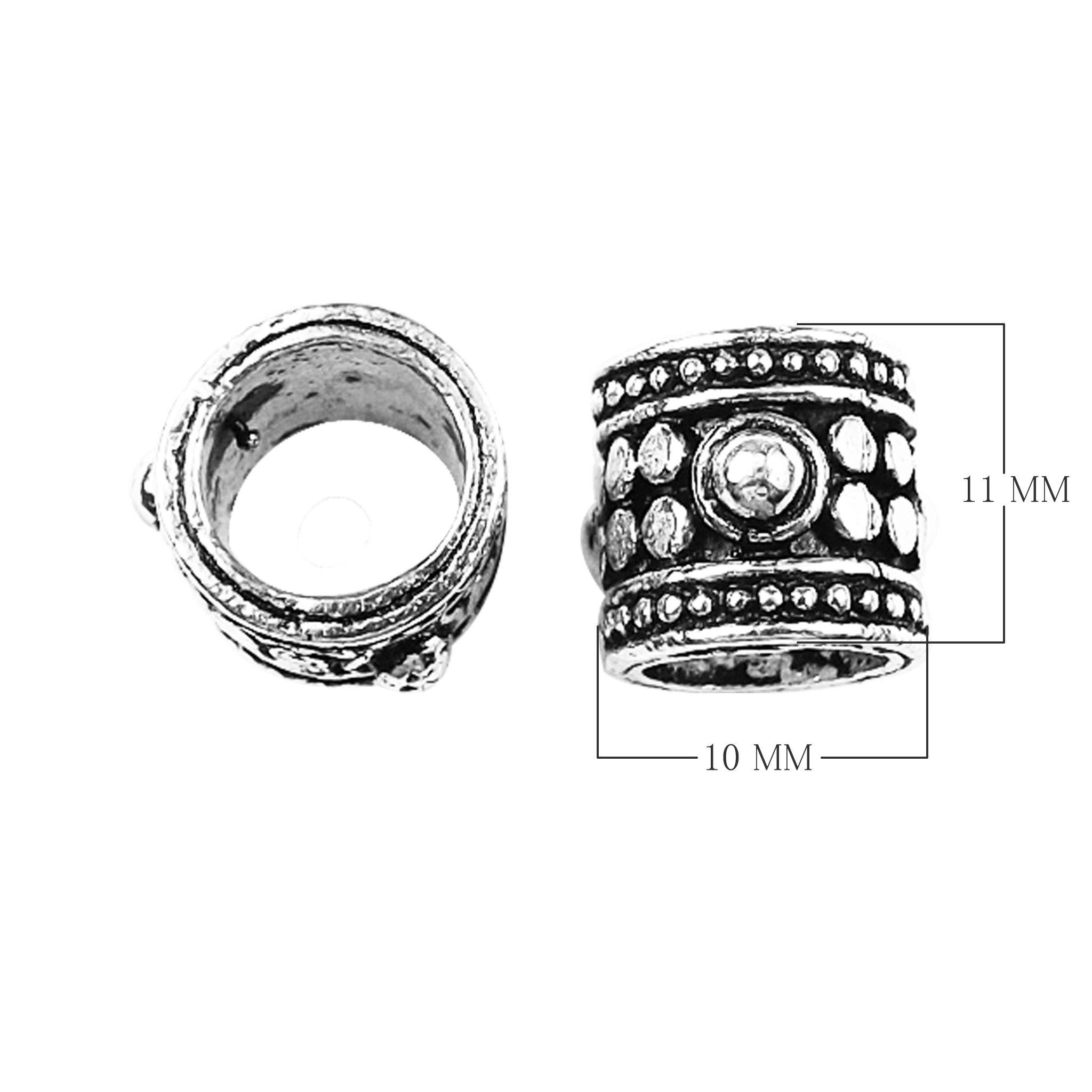 SSF-325 Silver Overlay Spacers Beads Bali Designs Inc 