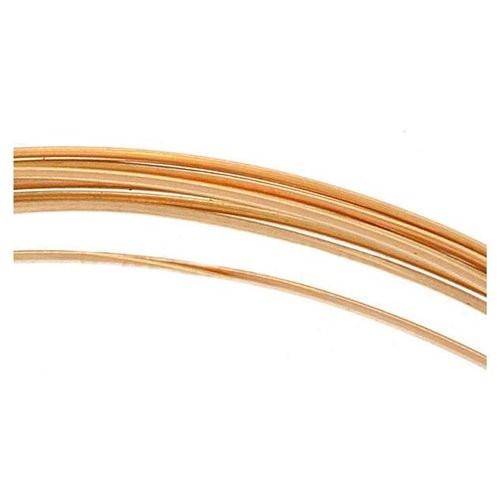 Elegant gold wire from India made with 18K gold overlay over copper for jewelry making